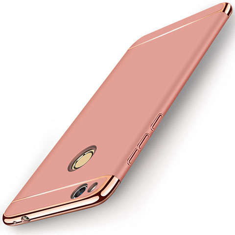 Custodia Lusso Metallo Laterale e Plastica per Huawei Nova Lite Oro Rosa