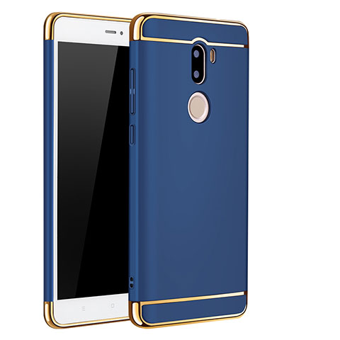 Custodia Lusso Metallo Laterale e Plastica per Xiaomi Mi 5S Plus Blu