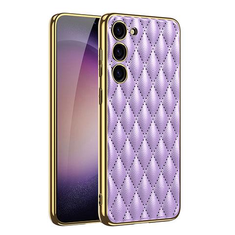 Custodia Lusso Pelle Cover AC1 per Samsung Galaxy S22 Plus 5G Viola