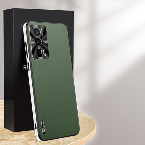 Custodia Lusso Pelle Cover AT1 per Xiaomi Redmi K60 5G Verde