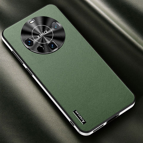 Custodia Lusso Pelle Cover AT2 per Huawei Mate 60 Pro Verde