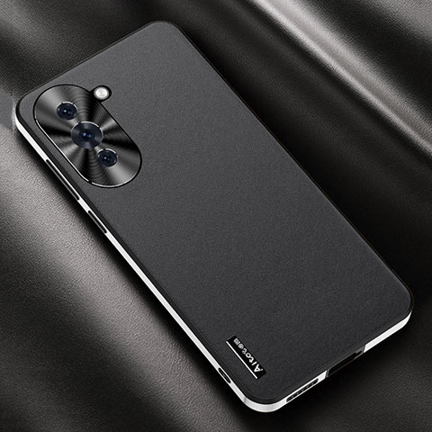 Custodia Lusso Pelle Cover AT2 per Huawei Nova 10 Nero