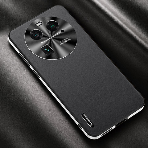 Custodia Lusso Pelle Cover AT2 per Oppo Find X6 Pro 5G Nero