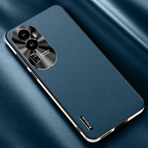 Custodia Lusso Pelle Cover AT2 per Oppo Reno10 Pro+ Plus 5G Blu