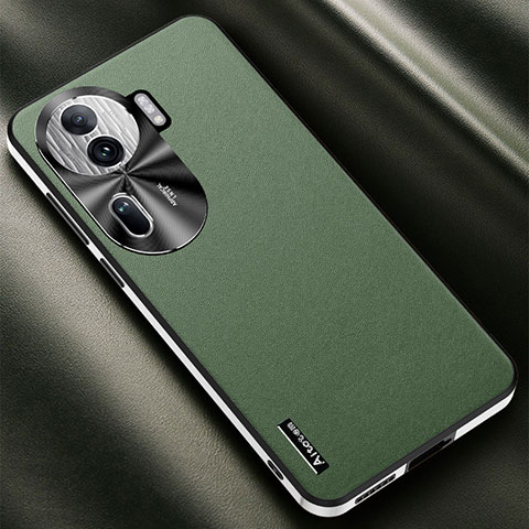 Custodia Lusso Pelle Cover AT2 per Oppo Reno11 Pro 5G Verde