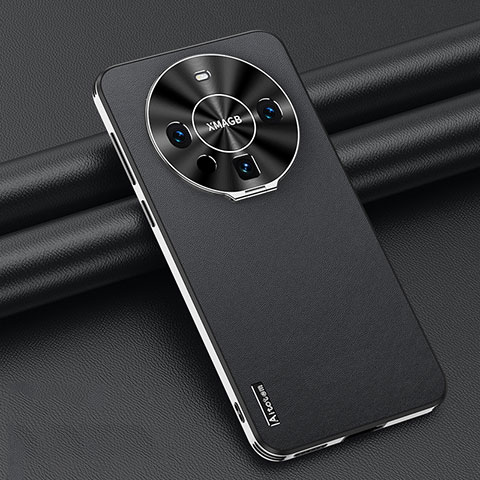 Custodia Lusso Pelle Cover AT3 per Huawei Mate 60 Nero