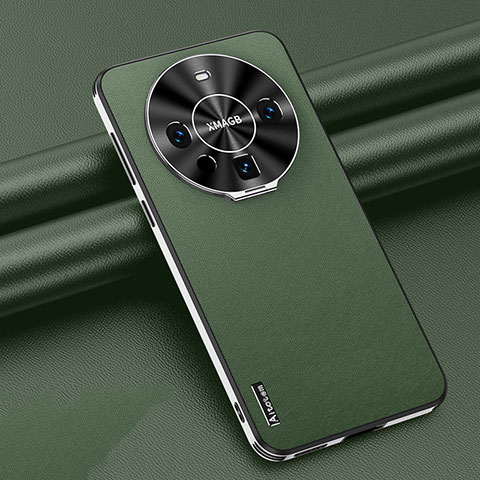 Custodia Lusso Pelle Cover AT3 per Huawei Mate 60 Pro+ Plus Verde