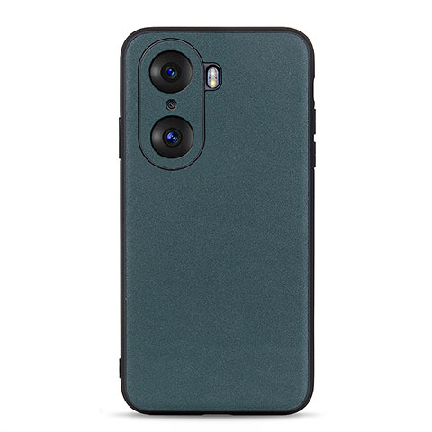 Custodia Lusso Pelle Cover B01H per Huawei Honor 60 5G Verde