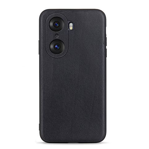 Custodia Lusso Pelle Cover B01H per Huawei Honor 60 Pro 5G Nero