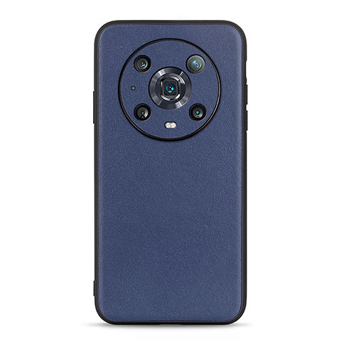 Custodia Lusso Pelle Cover B01H per Huawei Honor Magic4 Pro 5G Blu