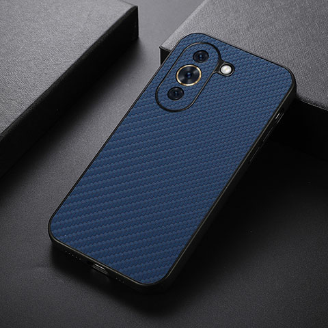 Custodia Lusso Pelle Cover B01H per Huawei Nova 10 Pro Blu