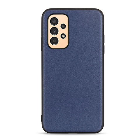 Custodia Lusso Pelle Cover B01H per Samsung Galaxy A13 4G Blu