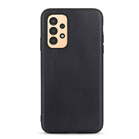 Custodia Lusso Pelle Cover B01H per Samsung Galaxy A13 4G Nero