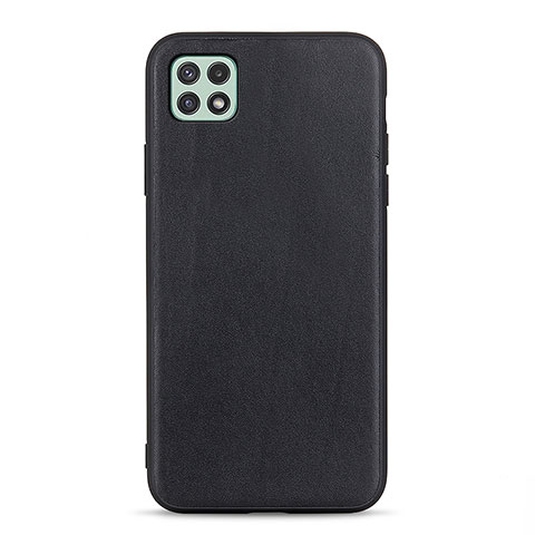 Custodia Lusso Pelle Cover B01H per Samsung Galaxy A22 5G Nero