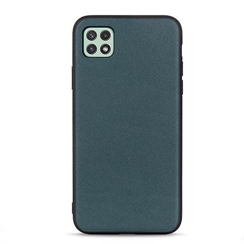 Custodia Lusso Pelle Cover B01H per Samsung Galaxy A22 5G Verde