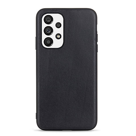 Custodia Lusso Pelle Cover B01H per Samsung Galaxy A73 5G Nero