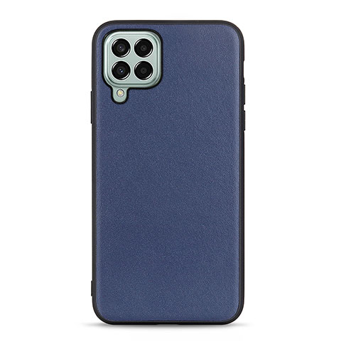 Custodia Lusso Pelle Cover B01H per Samsung Galaxy M33 5G Blu