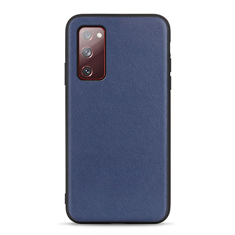 Custodia Lusso Pelle Cover B01H per Samsung Galaxy S20 FE 5G Blu