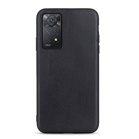 Custodia Lusso Pelle Cover B01H per Xiaomi Redmi Note 11 Pro 4G Nero