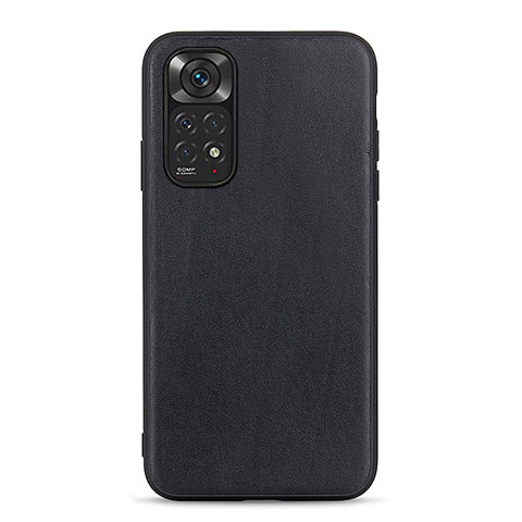 Custodia Lusso Pelle Cover B01H per Xiaomi Redmi Note 11S 4G Nero