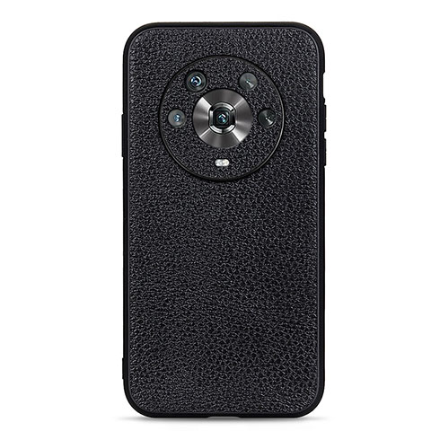 Custodia Lusso Pelle Cover B02H per Huawei Honor Magic4 5G Nero