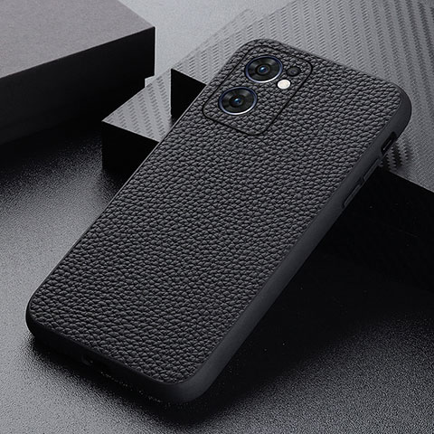 Custodia Lusso Pelle Cover B02H per OnePlus Nord CE 2 5G Nero