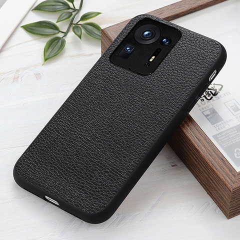 Custodia Lusso Pelle Cover B02H per Xiaomi Mi Mix 4 5G Nero