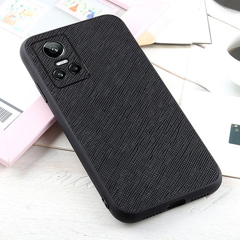 Custodia Lusso Pelle Cover B03H per Realme GT Neo3 5G Nero