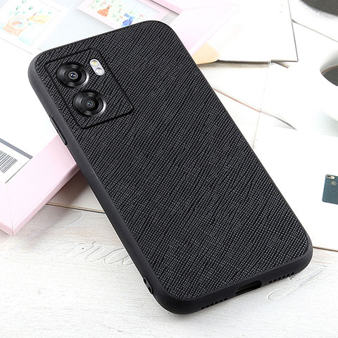 Custodia Lusso Pelle Cover B03H per Realme Q5i 5G Nero