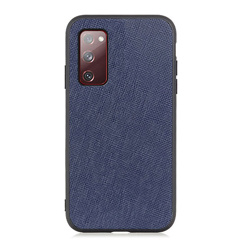 Custodia Lusso Pelle Cover B03H per Samsung Galaxy S20 FE 4G Blu