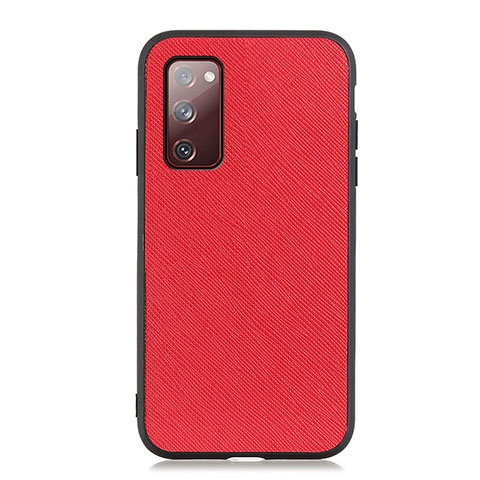 Custodia Lusso Pelle Cover B03H per Samsung Galaxy S20 FE 5G Rosso