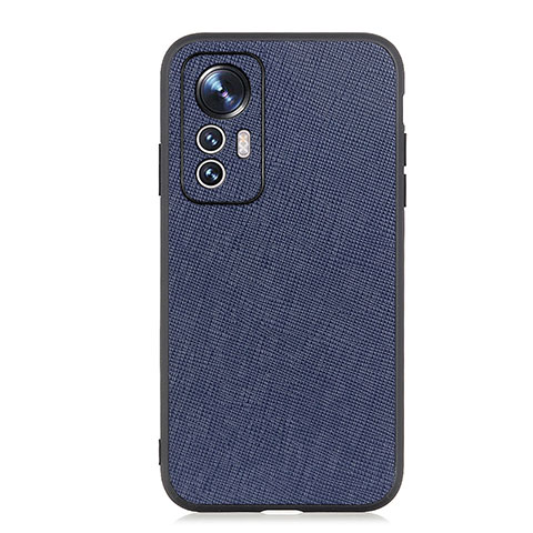 Custodia Lusso Pelle Cover B03H per Xiaomi Mi 12S 5G Blu