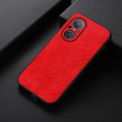 Custodia Lusso Pelle Cover B05H per Huawei Nova 9 SE Rosso