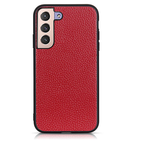 Custodia Lusso Pelle Cover B05H per Samsung Galaxy S21 FE 5G Rosso