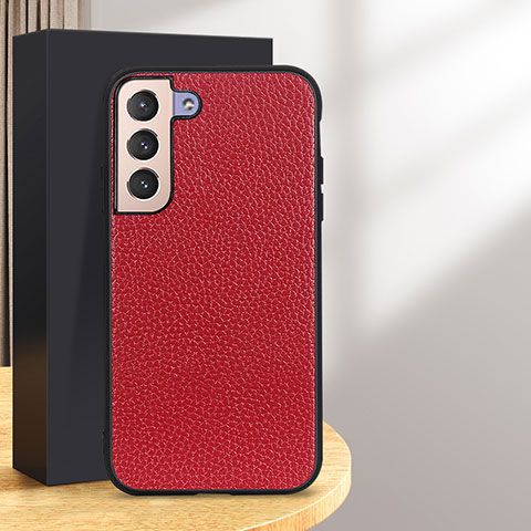 Custodia Lusso Pelle Cover B05H per Samsung Galaxy S24 5G Rosso