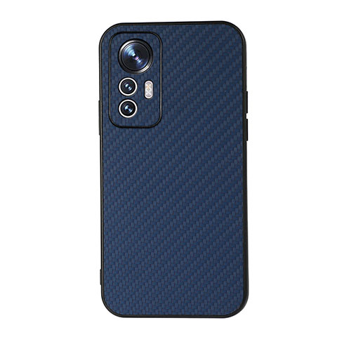 Custodia Lusso Pelle Cover B05H per Xiaomi Mi 12X 5G Blu