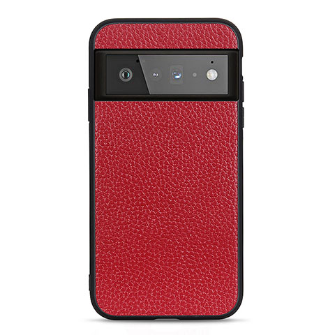 Custodia Lusso Pelle Cover B06H per Google Pixel 6 Pro 5G Rosso