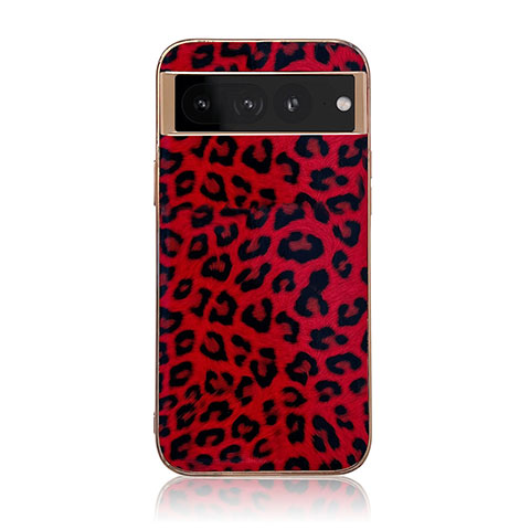 Custodia Lusso Pelle Cover B07H per Google Pixel 7 Pro 5G Rosso