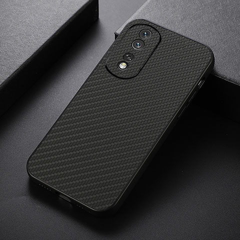 Custodia Lusso Pelle Cover B07H per Huawei Honor 80 Pro Flat 5G Nero