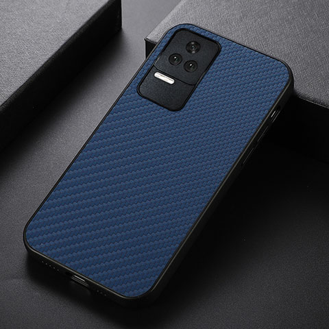 Custodia Lusso Pelle Cover B07H per Xiaomi Redmi K50 Pro 5G Blu