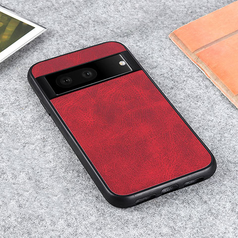 Custodia Lusso Pelle Cover B08H per Google Pixel 7 5G Rosso