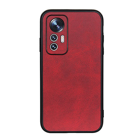 Custodia Lusso Pelle Cover B08H per Xiaomi Mi 12 5G Rosso