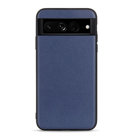 Custodia Lusso Pelle Cover B10H per Google Pixel 7 Pro 5G Blu