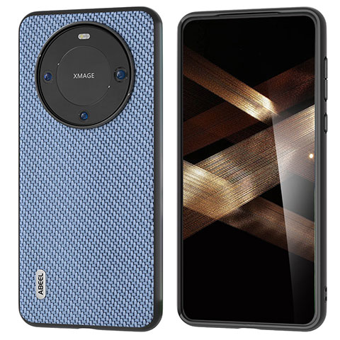 Custodia Lusso Pelle Cover BH3 per Huawei Mate 60 Pro Blu