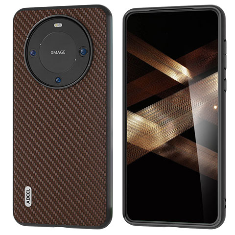 Custodia Lusso Pelle Cover BH3 per Huawei Mate 60 Pro+ Plus Marrone