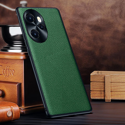 Custodia Lusso Pelle Cover DL1 per Huawei Honor 100 Pro 5G Verde