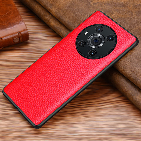 Custodia Lusso Pelle Cover DL1 per Huawei Honor Magic3 5G Rosso