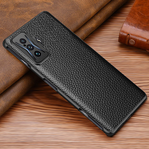 Custodia Lusso Pelle Cover DL1 per Xiaomi Poco F4 GT 5G Nero