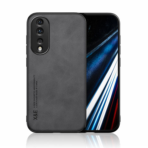 Custodia Lusso Pelle Cover DY1 per Huawei Honor 80 Pro 5G Nero