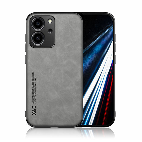 Custodia Lusso Pelle Cover DY1 per Huawei Honor 80 SE 5G Grigio